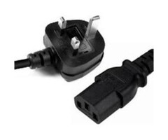 Zebra Zebra power cord, C19, UK, 410 g