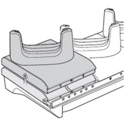 Zebra Zebra charging station adapter, 5x Cup, fits for: TC53