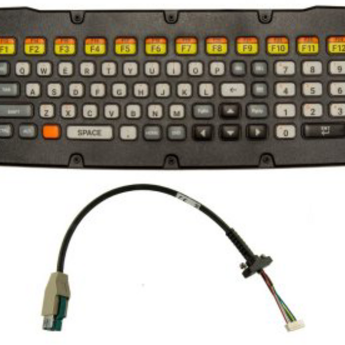 Zebra Teclado Zebra, USB, QWERTY | KYBD-QW-VC80-S-1