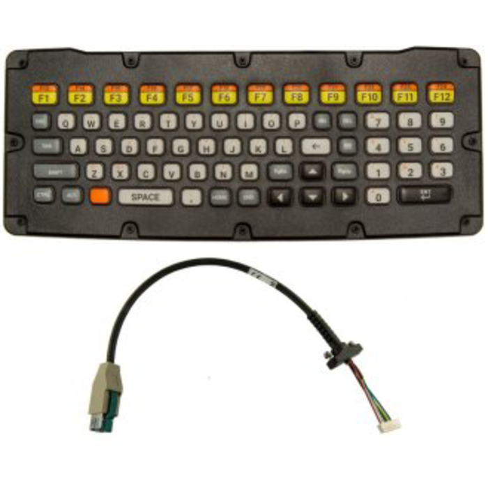 Zebra Teclado Zebra, USB, QWERTY, 22 cm