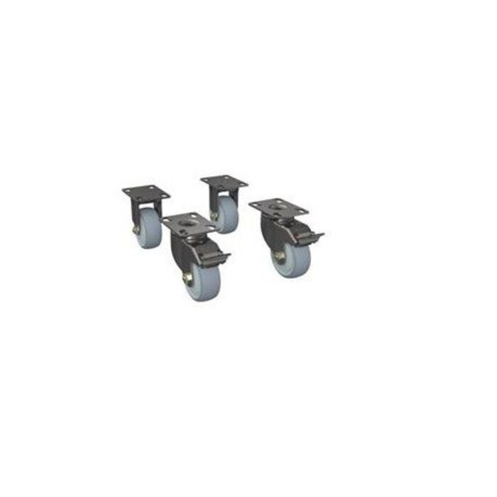 Zebra Zebra wheels, 4 pcs, fits for: Zebra Intelligent Cabinets