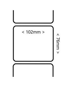 JARLTECH label roll, synthetic, 102x76mm | OZ293810276