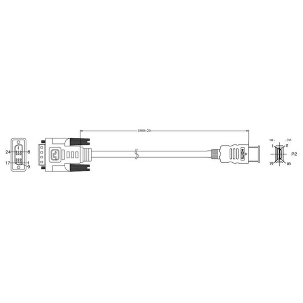 ELO Elo DVI-D to HDMI adapter | E538507