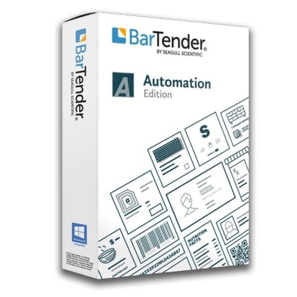 SEAGULL SCIENTIFIC Seagull BarTender 2021 Application Upgrade Standard Maintenance and Support, Professional to Automation | BTA-UP-APP-MNT