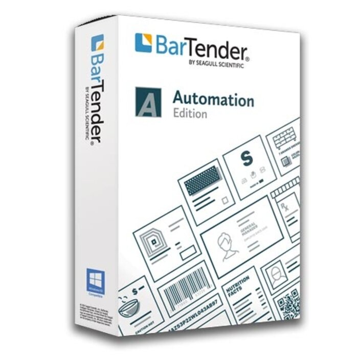 SEAGULL SCIENTIFIC BTA-UP-APP-MNT Seagull BarTender 2021 Application Upgrade Standard Maintenance and Support, Professional to Automation