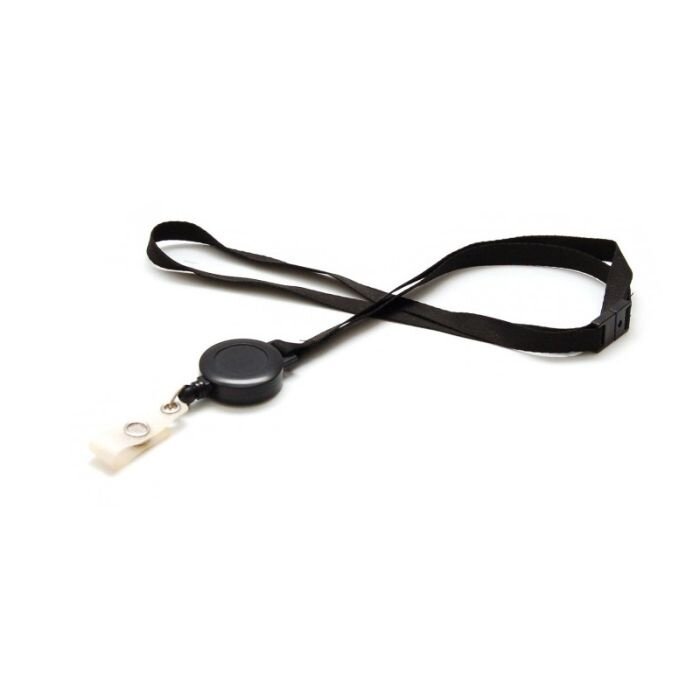 EVOLIS Evolis Lanyard with Badge Reel, 100 stuks