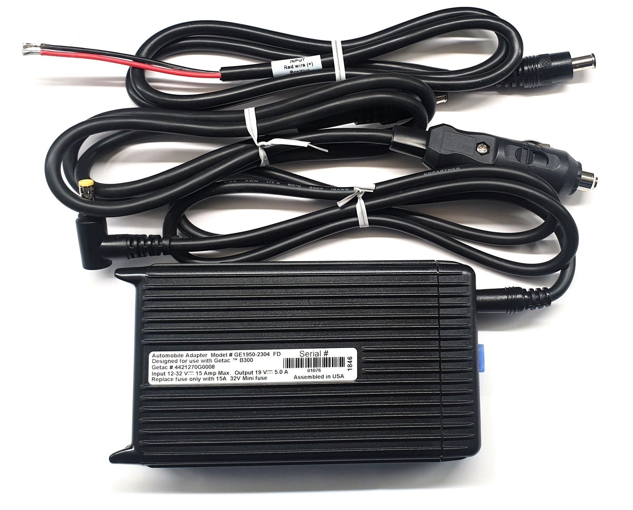 GETAC Getac Lind vehicle power supply, 12-16 VDC, cigarette lighter