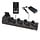 Honeywell charging station, 4 slots, 3040 g, charges 4x device and 4x spare battery