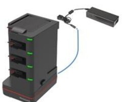 Honeywell CT4X-QBC-1BAY-2 Honeywell Akkuladestation, 4-Fach
