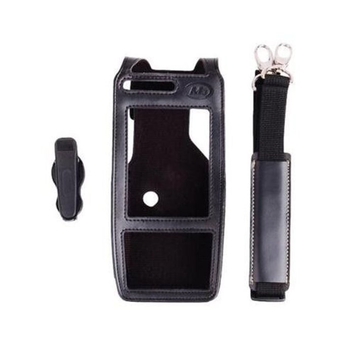 M3 M3 Mobile leather case, 08kg, De case wordt geleverd met een handige draagriem