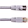 Cable de conexión, blindado, blanco transparente, CAT5