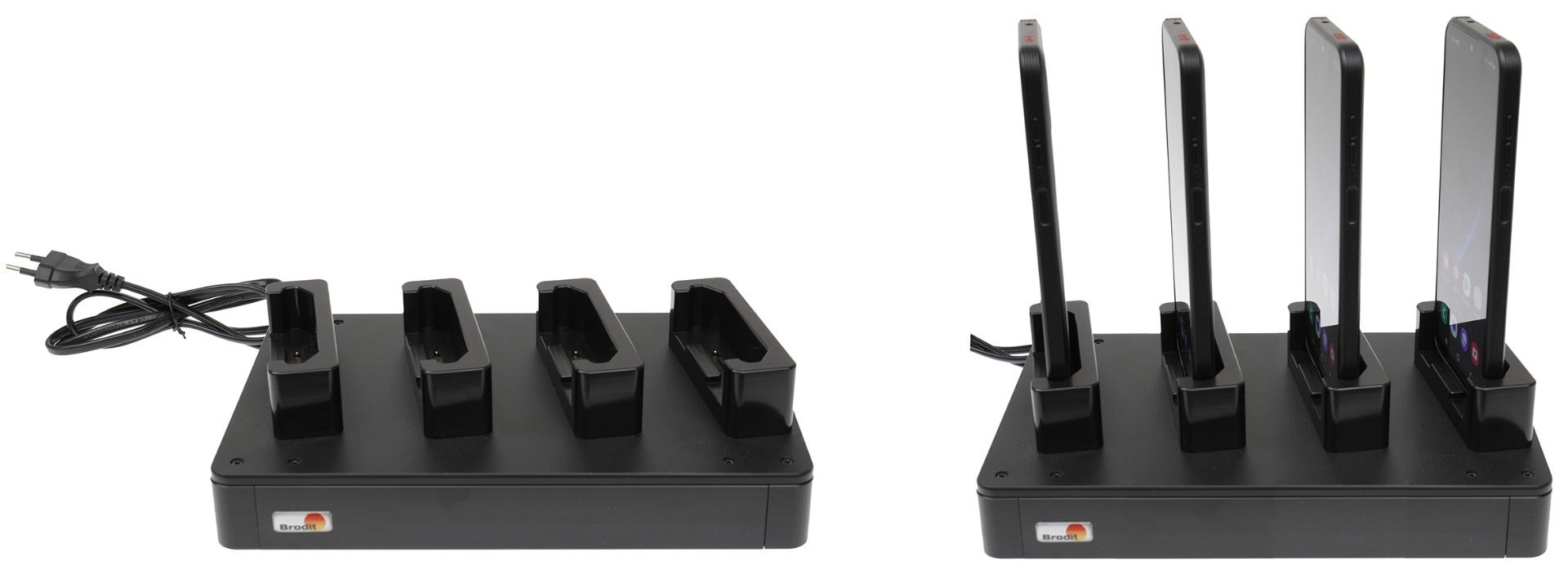 BRODIT Brodit 4-Slot Charging Cradle, fits for: Samsung Galaxy XCover 6 Pro, incl