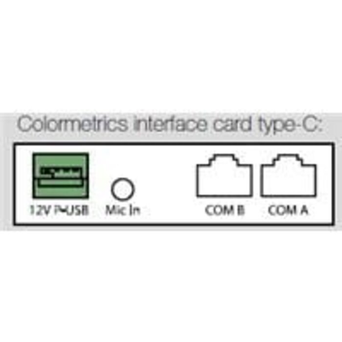 COLORMETRICS Colormetrics interface card, type-C, RS-232