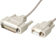 Cable de impresora RS-232, blanco | DK234WE30