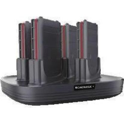 DATALOGIC Datalogic Akkuladestation, 4-Fach, 580 g, Farbe: schwarz