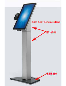 ELO E515260 Elo Slim Self-Service Stand, Floor Stand