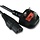 46637 Zebra power cord, C13, UK