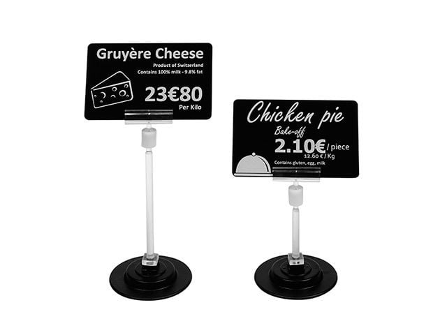 EVOLIS Juego de portaetiquetas de precio magnéticos Evolis, 8 cm | AC000002