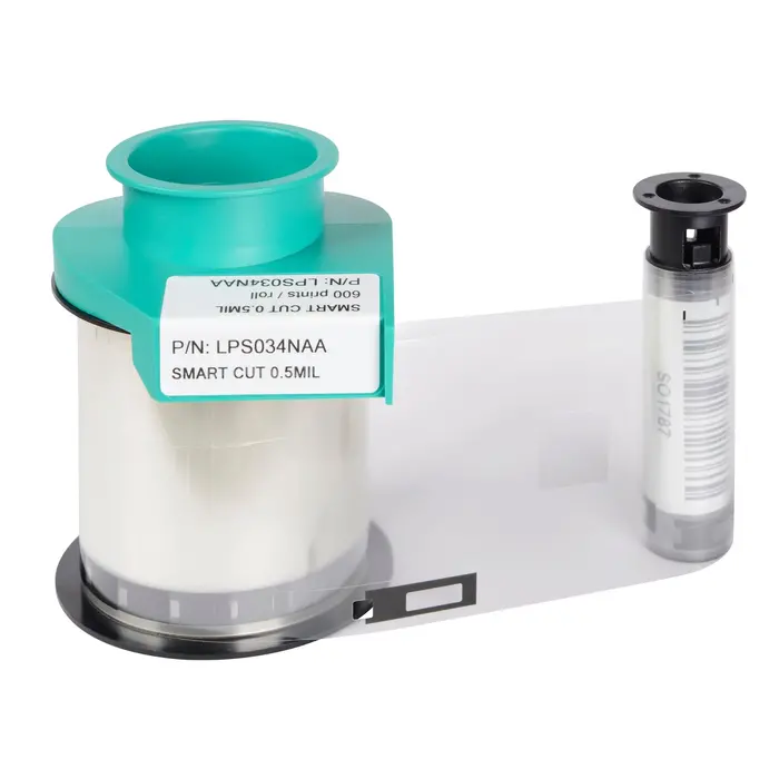 EVOLIS LPS034NAA Clear Smart Cut Patch, 0.5 mil