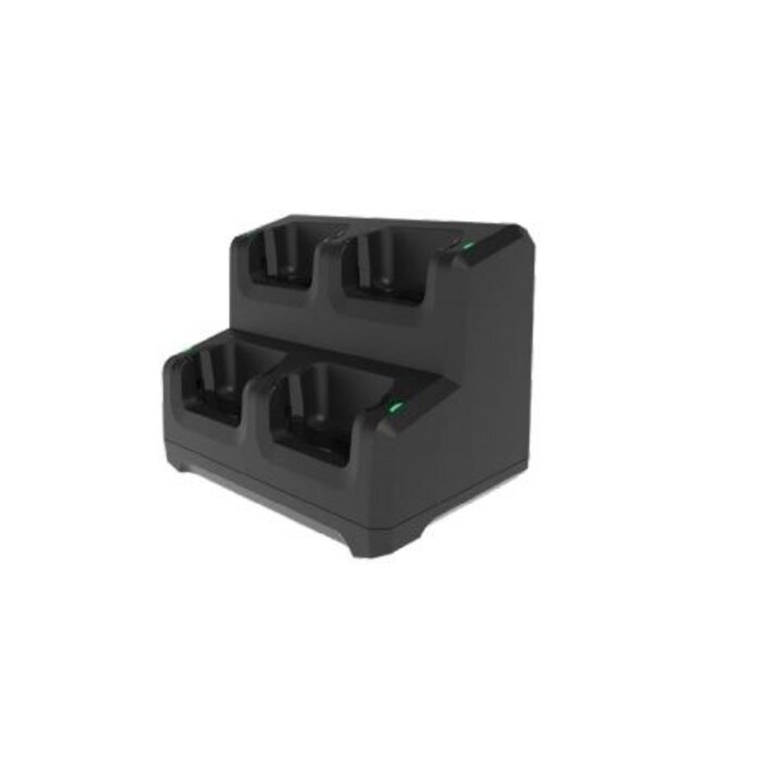 Zebra Zebra charging station, 4 slots, locking, incl.: power supply