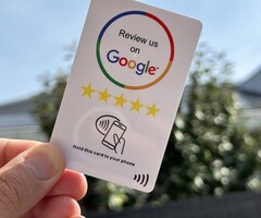 Google NFC Review card - NFC - Tap to phone recensie kaart - Boost je reviews