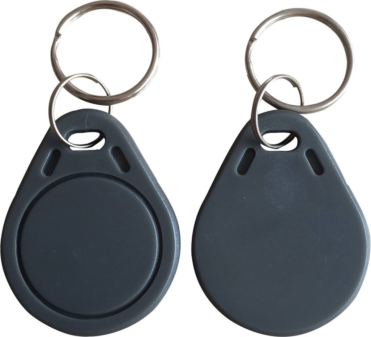 10 llaveros Mifare Classic 1K grises - Etiquetas RFID - RFID