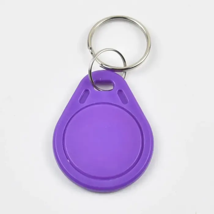 10 llaveros Mifare Classic 1K morados - Etiquetas RFID - RFID