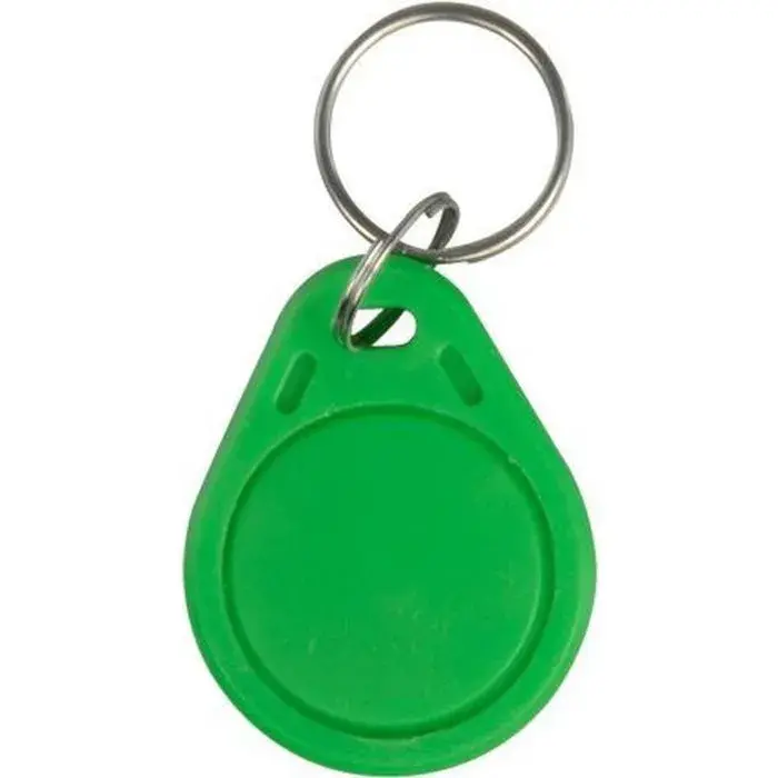 10 llaveros Mifare Classic 1K verdes - Etiquetas RFID - RFID