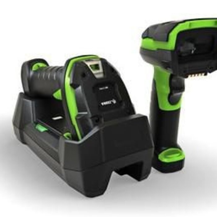 Zebra LI3678-ER3U42A0S1W Zebra LI3678-ER, BT, 1D, ER, multi-IF, FIPS, en kit (USB), noir, vert