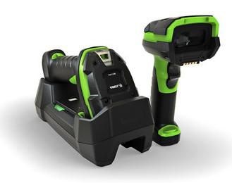 Zebra Zebra LI3678-ER, BT, 1D, ER, multi-IF, FIPS, en kit (USB), noir, vert, IP67