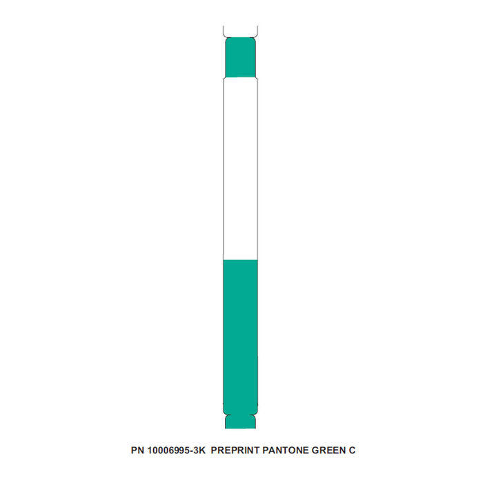 Zebra Z-Band Direct, adult, green | 10006995-3K