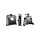 539861, Holder, with lock (incl.: two keys), VESA