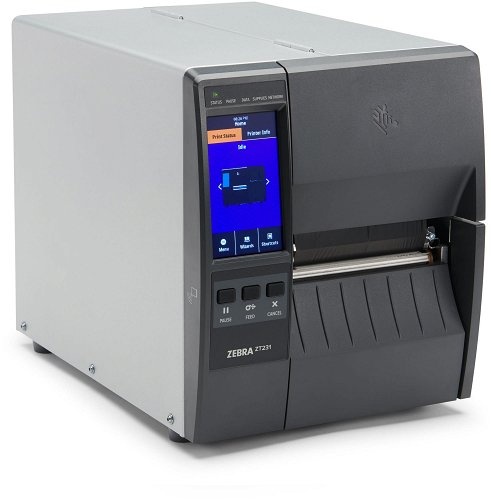 Zebra Zebra ZT231, 8 Punkte/mm (203dpi), Peeler, LTU, Display, USB, USB-Host, RS232, BT (BLE), Ethernet, EPL, ZPL, ZPLII, 12800 g, 256MB RAM / 256MB Flash