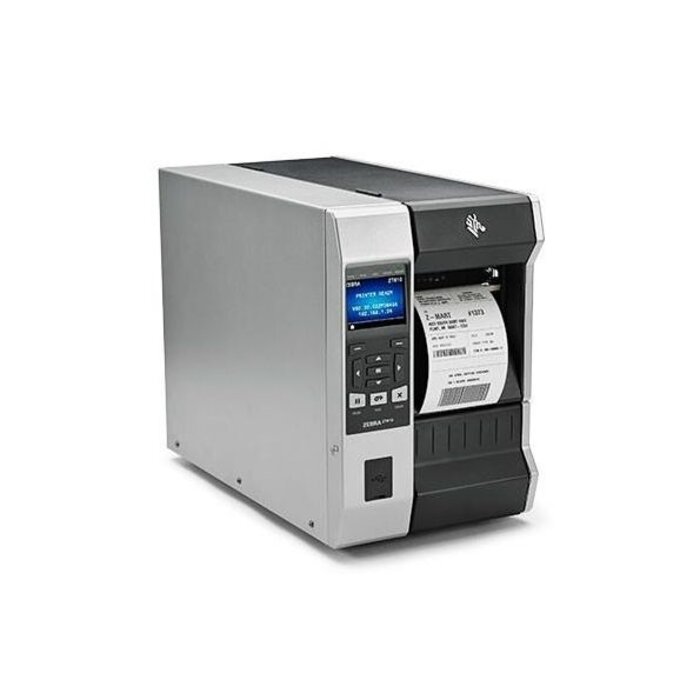Zebra Zebra ZT620, 8 punti /mm (203dpi), Peeler, Rewind, Disp. (colour), RTC, ZPL, ZPLII, USB, RS232, BT, Ethernet, 1GB RAM / 2 GB Flash