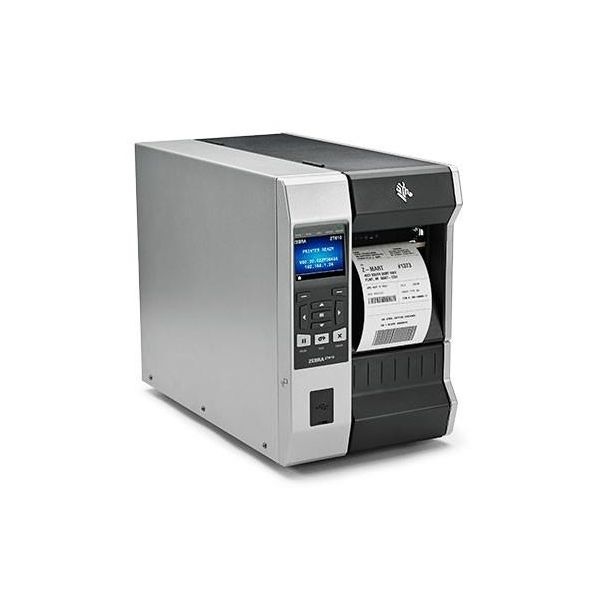 Zebra Zebra ZT620, 8 punti /mm (203dpi), Peeler, Rewind, Disp. (colour), RTC, ZPL, ZPLII, USB, RS232, BT, Ethernet, 1GB RAM / 2 GB Flash