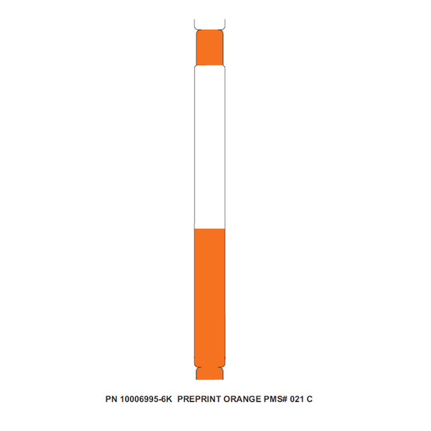 Zebra Z-Band Direct, adulto, naranja, Este set contiene 6 cartuchos y pesa 2