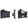 BRODIT 510810 montagehouder voor veilige positionering van compatibele apparatuur, met 10 inch