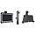 Brodit Halterung, TS, mit Verschluss, VESA, FZ-A2, Kugelgelenk (Tilt Swivel)
