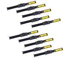 Zebra Zebra Velcro Straps, 10 Stück