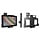 Brodit Halterung, TS, mit Verriegelung, ET5X (10''), Kugelgelenk (Tilt Swivel)