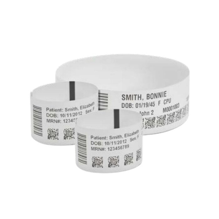 Zebra Z-Band Direct, bebé, blanco, 25 mm