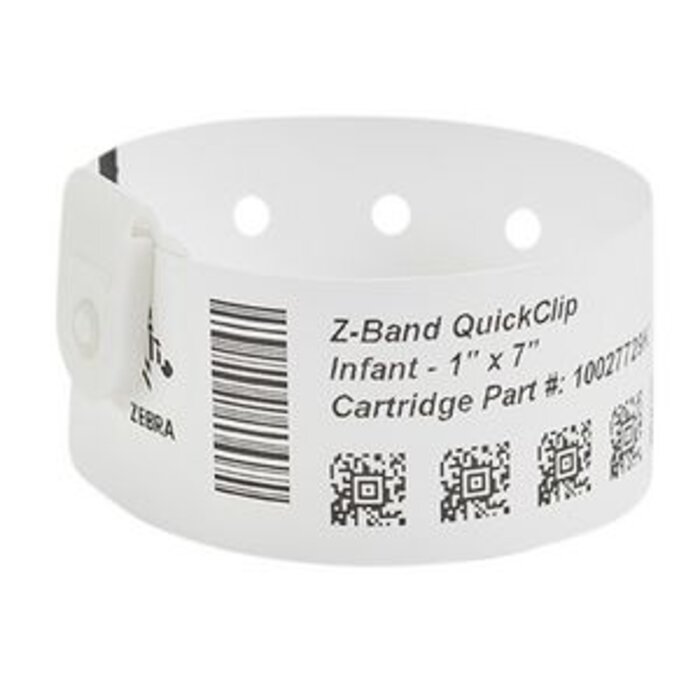 Zebra Kit de clip rápido Z-Band pediátrico, blanco | 10027729K