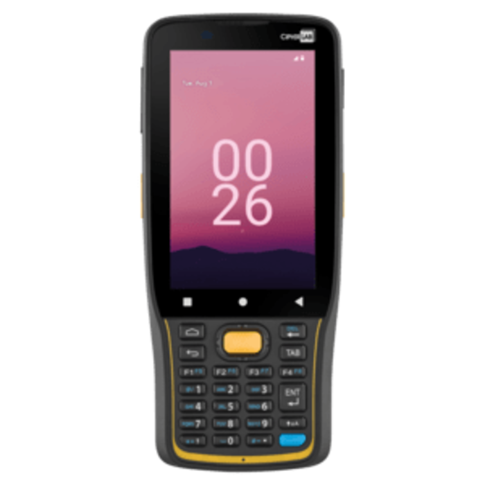 CIPHERLAB CO., LTD. CipherLab RK26 series, 2D, MR, SE4750, 10.5 cm (4''), Func. Num., USB-C, BT, Wi-Fi, NFC, Android, GMS | AK266M4DFNG41