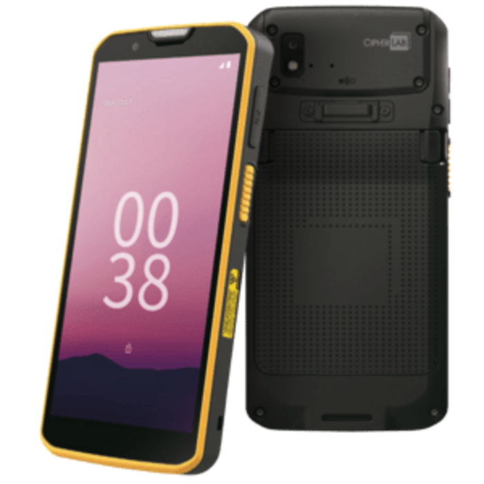 CIPHERLAB CO., LTD. CipherLab RS38, 2D, SR, SE4770, Projected Capacitive, GPS, USB-C, BT, 5G, NFC, Android, RB | AS3858RF4NSG1