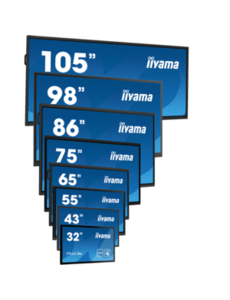 IIYAMA iiyama ProLite IDS, infrared, 5K, USB-C, Ethernet, kabel (USB), zwart | TE10518UWI-B1AG