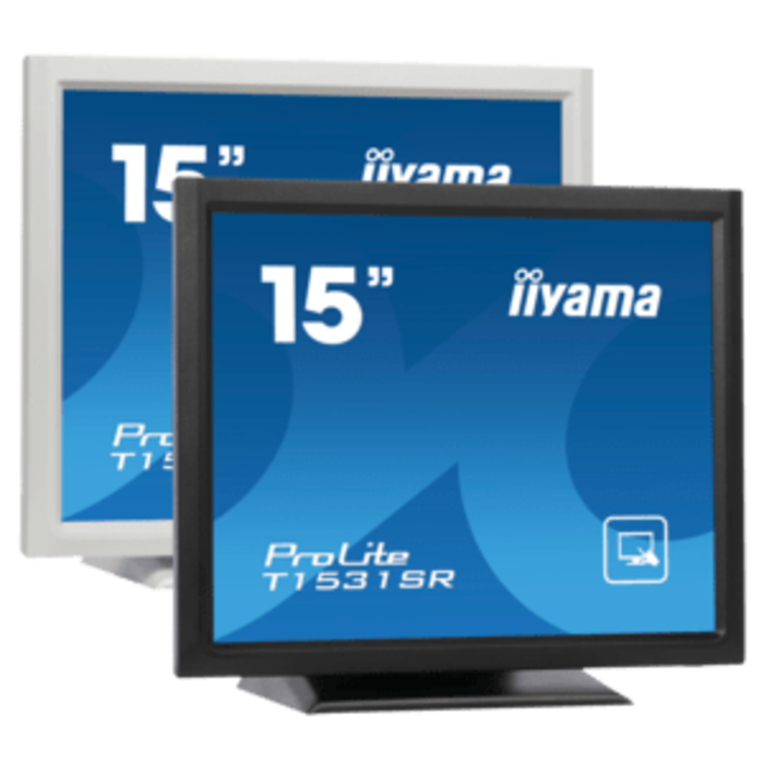 IIYAMA iiyama ProLite T15XX, 38,1 cm (15''), pantalla capacitiva proyectada, cable (USB), negro | T1532MSC-B1S