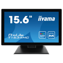 iiyama ProLite T16XX, 39,6 cm (15,6''), Capacitivo proiettato, 10 TP, Full HD, USB, kit (USB), nero | T1633MSC-B1