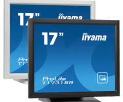 IIYAMA iiyama ProLite T1721MSC-B2, 43.2 cm (17''), Projected Capacitive, 10 TP, USB, kabel (USB), zwart | T1721MSC-B2