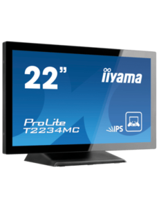 IIYAMA iiyama ProLite T22XX, 54.6cm (21.5''), Projected Capacitive, Full HD, USB, kabel (USB), zwart | T2238MSC-B1