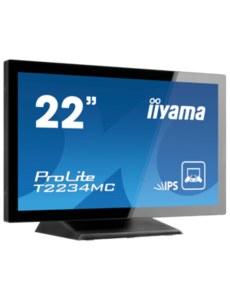IIYAMA iiyama ProLite T22XX, 54.6cm (21.5''), Full HD, USB, kabel (USB), zwart | T2255MSC-B1